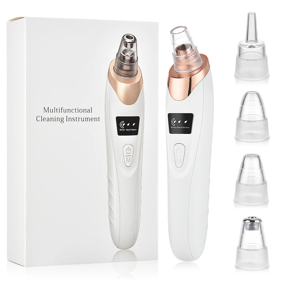 3 Suction Mode Blackhead Remover Face Cleansing Beauty Machine Dead Skin Remover Face Vacuum Blackhead Removal Skin Care Tool