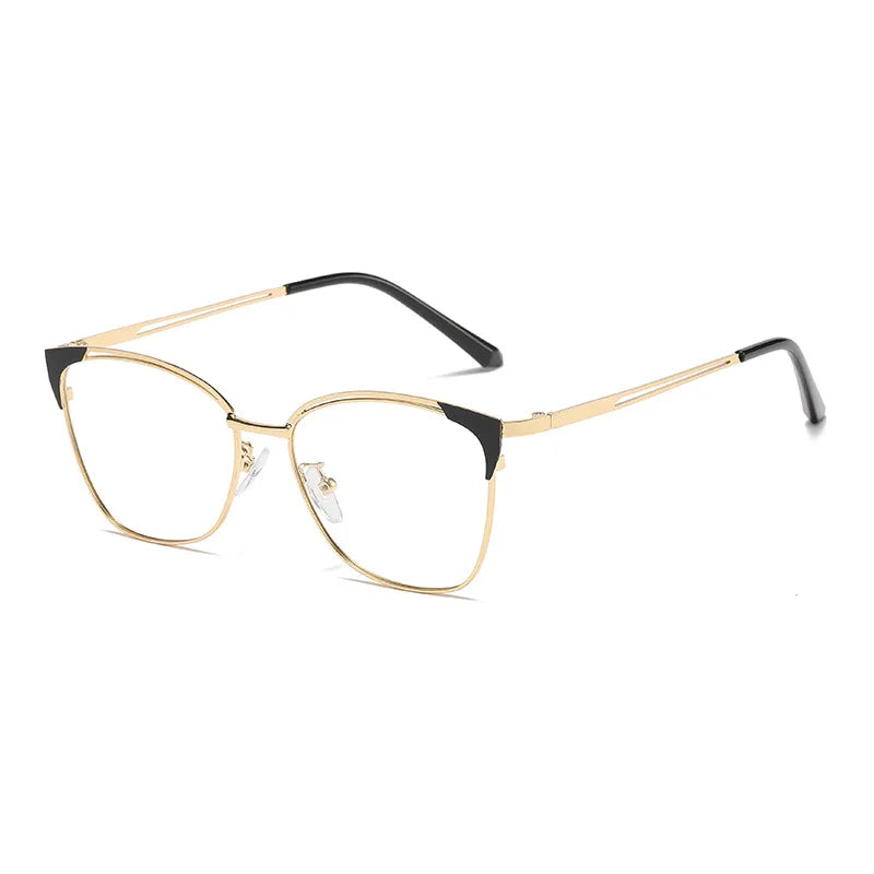 Retro Lady Cat Eye Glasses Frame Anti Blue Light Photochromic Glasses Computer Goggles Women Eyewear Clear Lens Gafas Mujer