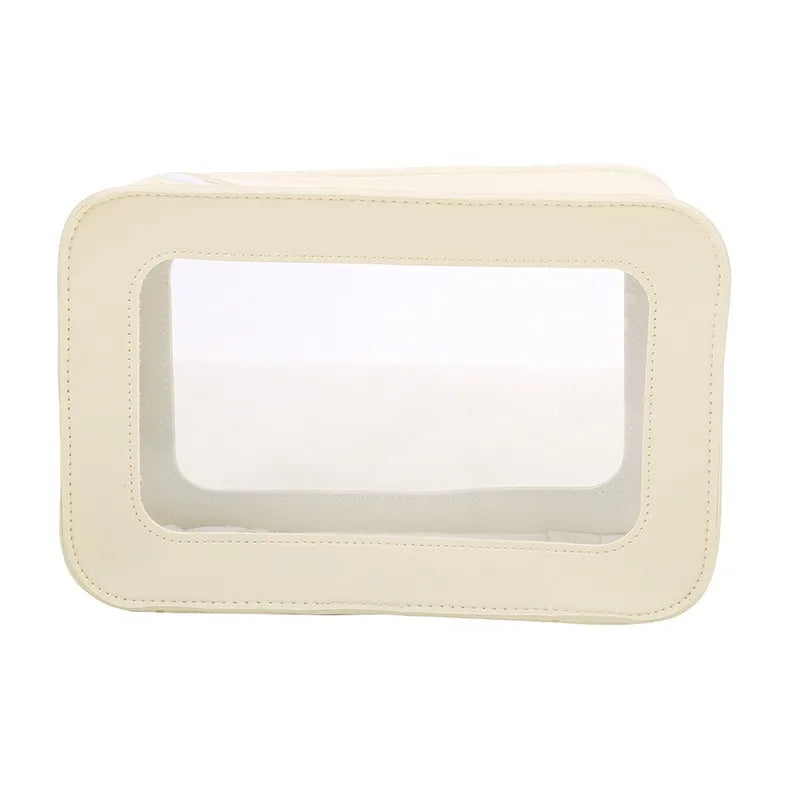 Outdoor Portable Waterproof Cosmetic Bag New Simple Travel Dustproof Cosmetic Bag Transparent Toiletry Bag