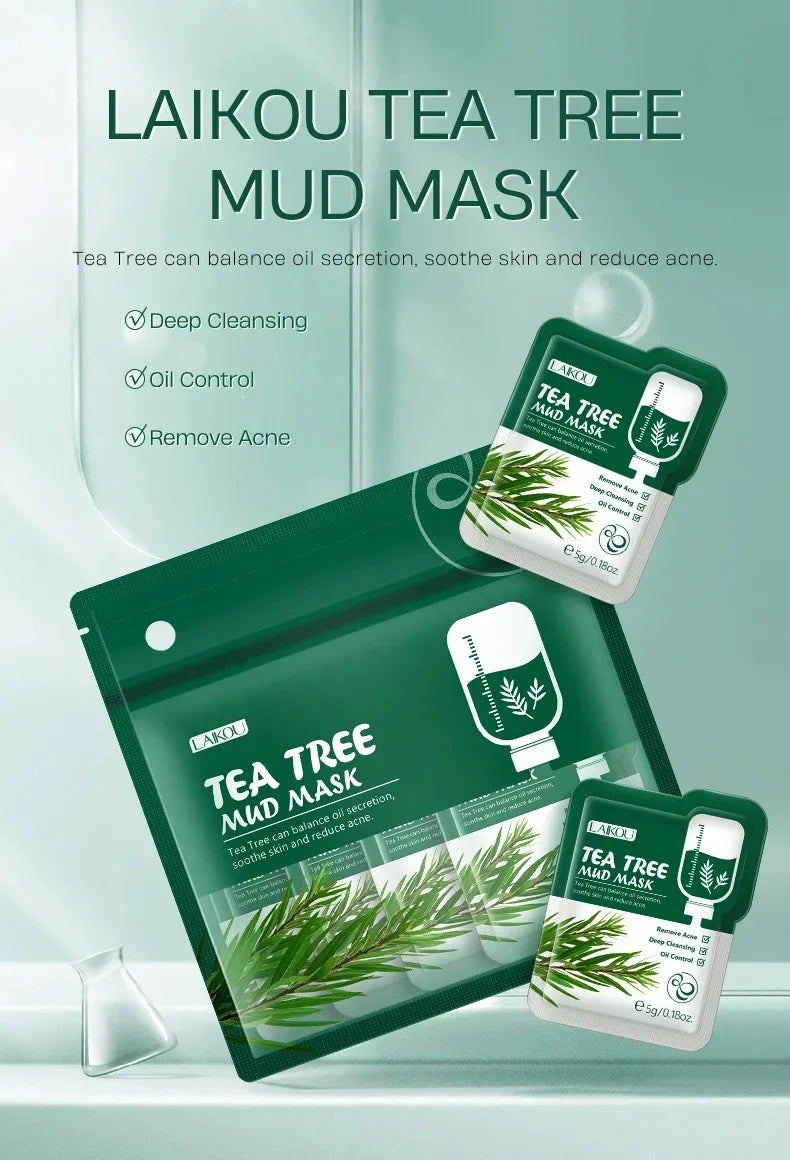 LAIKOU Sakura Moisturizing Facial Mask Hydrating Sleeping Face Sheet Masks Repairing & Nourishing Night Face Mask Skin Care 5pcs