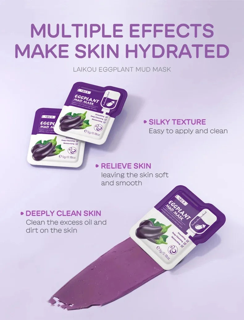 LAIKOU Sakura Moisturizing Facial Mask Hydrating Sleeping Face Sheet Masks Repairing & Nourishing Night Face Mask Skin Care 5pcs